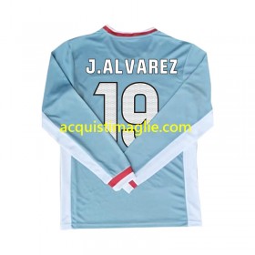Divisa di Calcio Atlético Madrid Julian Alvarez 19 Trasferta 2024/2025 Manica Lunga